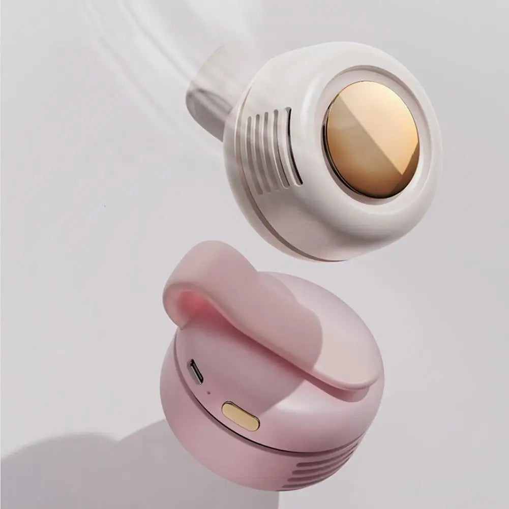 Ventilador Eléctrico Portátil Mini Sin Aspas y Silencioso, Ventilador Pequeño con Clip para Camisa o Cintura, Ajustable en 3 Velocidades para Exteriores, NUEVO